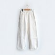 画像1: orSlow / JASMIN High Waist Denim Pants "WHITE"(00-1040-69) (1)