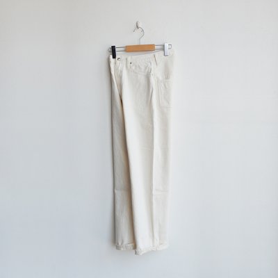 画像2: orSlow / JASMIN High Waist Denim Pants "WHITE"(00-1040-69)