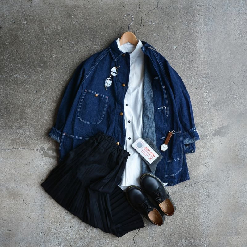 画像3: orSlow（オアスロウ） / Loosefit Denim Cover All (00-6141-81)