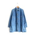 画像1: orSlow（オアスロウ） / Loosefit Denim Cover All -Denim Used- (00-6141-95) (1)