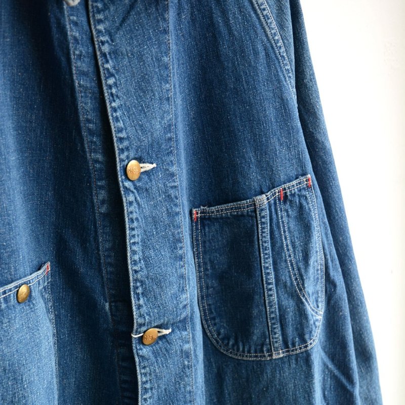 画像5: orSlow（オアスロウ） / Loosefit Denim Cover All -Denim Used- (00-6141-95) (5)