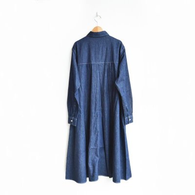 画像2: HARVESTY (ハーベスティー) / DENIM WORK SHIRTS DRESS