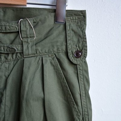 画像7: HARVESTY / BELTED MILITARY PANTS（A11903）