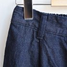 MORE DEDAIL1: HARVESTY / DENIM WIDE EGG LONG PANTS 