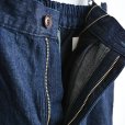 画像4: HARVESTY / DENIM WIDE EGG LONG PANTS 