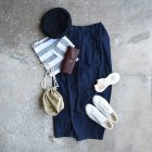 MORE DEDAIL2: HARVESTY / DENIM WIDE EGG LONG PANTS 