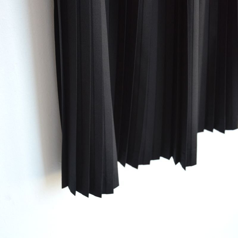 画像1: Charpentier de Vaisseau / Summer Wool Pleats Skirt Narrow