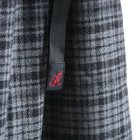 MORE DEDAIL1: GRAMiCCi / Wool Blend Long Flare Skirt GreyCheck