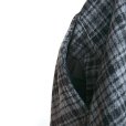 画像5: GRAMiCCi / Wool Blend Long Flare Skirt GreyCheck (5)
