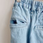 MORE DEDAIL1: HARVESTY / DENIM CIRCUS PANTS