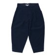 画像1: オーディナリーフィッツ ウィメンズ/ Tuck Pants ネイビー（OL-P018） (1)