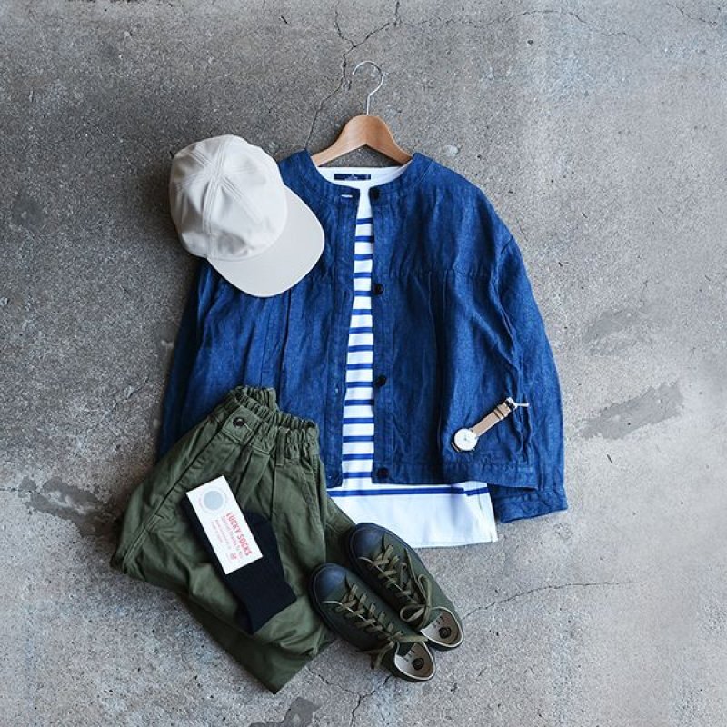 画像3: Atelier d’antan / Andre Linen Denim Jacket