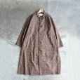 画像1: HARVESTY / OVER COAT WOOL (1)