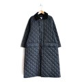 BARBOUR /  LADIES BURGHLEY QUILT BLACK （SLQ0023）