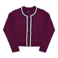 フレッドペリー/ティップライン ニットジャケット（F7028-55W）