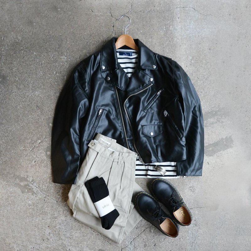 画像3: J.B.ATTIRE (ジェービーアタイア) / PARIS MOTERCYCLE JACKET