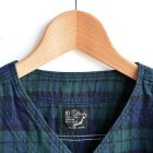 MORE DEDAIL1: orSlow / No Collar Flannel Long Shirt （00-9574）