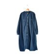 画像2: orSlow / No Collar Flannel Long Shirt （00-9574） (2)