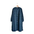 orSlow / No Collar Flannel Long Shirt （00-9574）