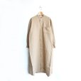 画像1: Charpentier de Vaisseau / Doris Linen Stand Collar Dress (1)