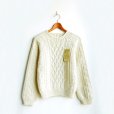 画像1: INVERALLAN / Crew Neck Cable Pattern (1)