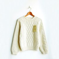 INVERALLAN / Crew Neck Cable Pattern