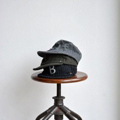 画像1: DECHO / BALL CAP -STRIPE-