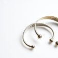 画像4: TUAREG SILVER / BALL-END TAPERED BRACELET (4)