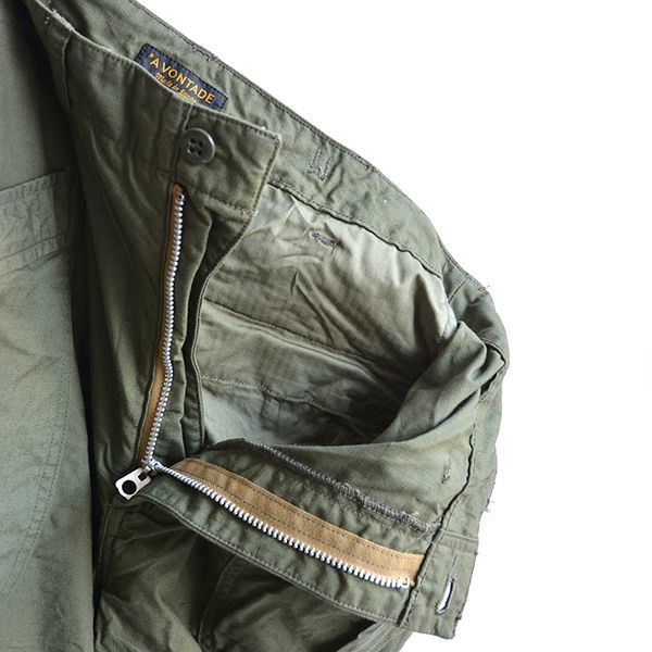 A VONTADE（ア ボンタージ）/ Fatigue Trousers -Army Ripstop-