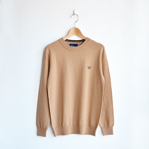 FRED PERRY (フレッドペリー) / TIPPED CREW NECK SWEATER