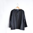 画像1: orslow / UNISEX PULLOVER Linen "BLACK"