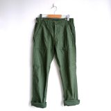 画像: orSlow/ SLIM FIT FATIGUE PANTS  グリーン