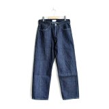 画像: STILL BY HAND / 5pocket Selvege Wide Denim Pants