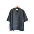 画像2: STILL BY HAND / Linen Open Collar S/S Shirts