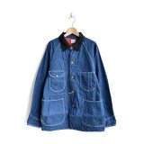 画像: orSlow / Lining 1950's Coverall Denim OW+Check