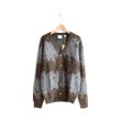 画像1: Gramicci / MOHAIR SPLATTER CARDIGAN (G6FM-J038)