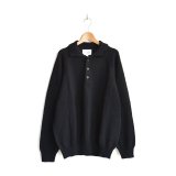 画像: STILL BY HAND / 7G KNIT L/S POLO (KN01233)