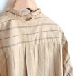 画像4: *A VONTADE / Banded Collar Shirts -Cotton Viera Stripe-