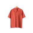 画像1: *A VONTADE /Open Collar Shirts SS -Cotton/Linen Hard Twist Weaher - (VTD-0383-SH)