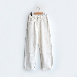 画像: orSlow / JASMIN High Waist Denim Pants "WHITE"(00-1040-69)