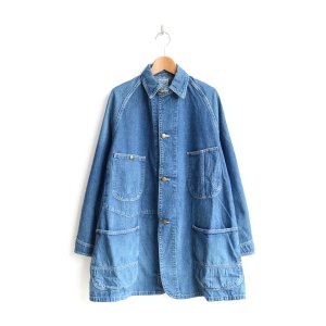 画像: orSlow（オアスロウ） / Loosefit Denim Cover All -Denim Used- (00-6141-95)