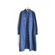 画像1: HARVESTY (ハーベスティー) / DENIM WORK SHIRTS DRESS