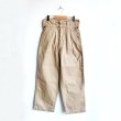 画像2: HARVESTY / BELTED MILITARY PANTS（A11903）