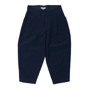 画像: オーディナリーフィッツ ウィメンズ/ Tuck Pants ネイビー（OL-P018）