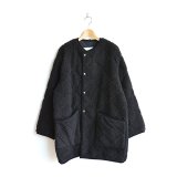 画像: BARBOUR /  LADIES QUILTED NO COLLAR COAT OS BOA（SLQ0021）