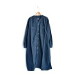 画像2: orSlow / No Collar Flannel Long Shirt （00-9574）