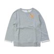 画像1: ハチガハナ×ライディングハイ / スウェットシャツ グレー （14AW-HH-036）