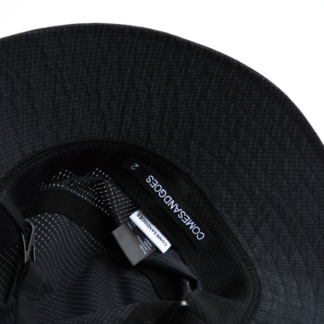 画像: COMESANDGOES / DOT AIR BUCKET HAT あご紐つき (NO.29324-B)