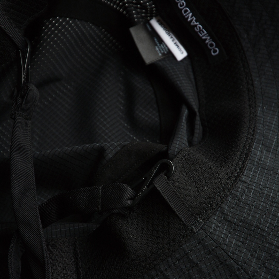 画像6: COMESANDGOES / DOT AIR BUCKET HAT あご紐つき (NO.29324-B)