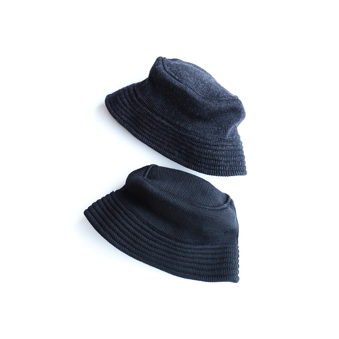 画像1: COMESANDGOES / WOOL KNIT BUCKET HAT (NO.28259-A)
